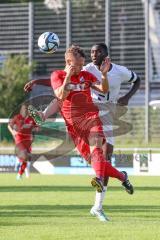 3. Liga; FC Ingolstadt 04 - Trainingslager, Testspiel, FC Kottern; Zweikampf Kampf um den Ball Daouda Beleme (9, FCI)