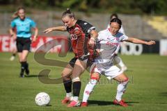 DFB—Pokal 1. Hauptrunde -  Saison 2026/27  - FC Ingolstadt 04 Frauen - 1. FSV Mainz 05 - Jenny Beyer (Nr.8 - FCI Frauen) - Takizawa Rio weiss Mainz - Foto: Meyer Jürgen