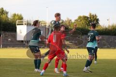 Bayernliga Nord - Saison 2023/2024 - FC Ingolstadt 04 - SSV Jahn Regensburg - Herbert Paul
 (Nr.26 - FCI U21)  - Leopold Wurm grün Regensburg - Foto: Meyer Jürgen