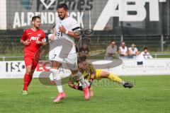 3. Liga; FC Ingolstadt 04 - Trainingslager, Testspiel, FC Kottern; kommt zu spät Torchance Pascal Testroet (37, FCI) ärgert sich