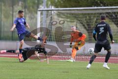 Kreisklasse - Saison 2025/26- TSV Ingolstadt Nord - MTV Ingolstadt - Erick Pereira De Arouja lila MTV - Vahdet Demir schwarz Ing Nord - Mladen Marincic TW Ing Nord - Foto: Meyer Jürgen