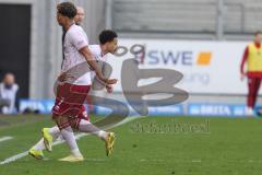 3. Liga - Saison 2025/26 - SV Wehen/Wiesbaden - FC Ingolstadt 04  - Emilio Kehrer (Nr.44 - FCI) wird für Yann Sturm (Nr.7 - FCI) eingewechselt - XXXXX - Foto: Meyer Jürgen