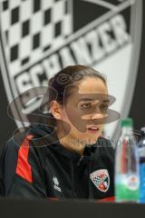 3. Liga; FC Ingolstadt 04 - SSV Ulm; Interview Pressekonferenz Cheftrainerin Sabrina Wittmann (FCI)