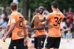 Toto-Pokal; SV Manching - FC Ingolstadt 04; Tor Jubel Treffer Daouda Beleme (9, FCI) Lukas Fröde (34, FCI) Tobias Schröck (21, FCI)