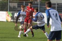 Kreisliga- Saison 2024/25- TSV Etting - TSV Altmannstein-  - Tobias Weber rot Altmannstein - Sascha Depner weiss Etting - Foto: Meyer Jürgen