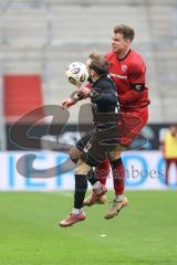 3. Liga; FC Ingolstadt 04 - TSV Havelse; Zweikampf Kampf um den Ball Kopfball Simon Lorenz (32, FCI) Rexhepi Arlind (33 TSV)