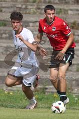 A-Junioren - DFB Pokal  - Saison 2024/25 - A-Junioren - FC Ingolstadt 04 - Hannover 96 - Salihovic Tarek weiss FCI - Martins Marques rot Hannover - Foto: Meyer Jürgen