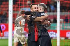 3. Liga; FC Ingolstadt 04 - Borussia Dortmund II; Tor Jubel Treffer David Kopacz (29, FCI) Dennis Borkowski (7, FCI)