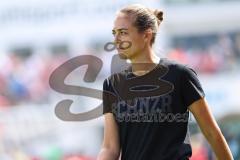 3. Liga; SpVgg Unterhaching - FC Ingolstadt 04; Cheftrainerin Sabrina Wittmann (FCI) vor dem Spiel