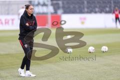 3. Liga; VfB Stuttgart 2 - FC Ingolstadt 04; vor dem Spiel Cheftrainerin Sabrina Wittmann (FCI)