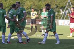 Kreisliga - Saison 2023/2024 - FC Gerolfing - Türk SV Ingolstadt - Der 2:0 Führungstreffer durch Christian Träsch grün Gerolfing - jubel - Foto: Meyer Jürgen