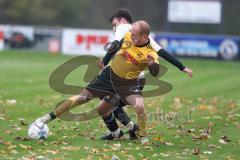 Kreisliga - Saison 2024/25- TSV Lichtenau - FC Mindelstetten - Steven Spieß gelb Lichtenau - Simon Schweiger weiss Mindelstetten - Foto: Meyer Jürgen