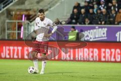 3. Liga; Erzgebirge Aue - FC Ingolstadt 04; Freistoß Max Besuschkow (17, FCI)