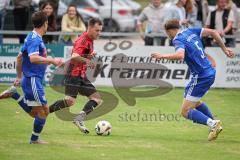 Kreisklasse - Saison 2026/27- TSV Kösching - SC Steinberg/Biberg - Yannick Raab rot Steinberg  - Thomas Hafner blau Kösching - Foto: Meyer Jürgen