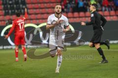 3. Liga - Saison 2024/25 - FC Ingolstadt 04 - SpVgg Unterhaching - Der 2:0 Führungstreffer durch David Kopacz (Nr.29 - FCI) - jubel - Foto: Meyer Jürgen