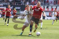 3. Liga; FC Ingolstadt 04 - SV Elversberg; Patrick Schmidt (9, FCI) Zweikampf Kampf um den Ball