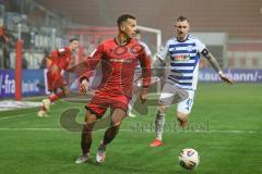 3. Liga; FC Ingolstadt 04 - MSV Duisburg; Marcel Costly (22, FCI) Hahn Alexander (42 MSV)