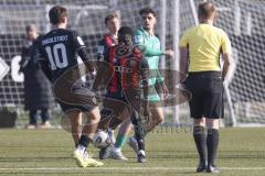 *** A-Junioren Bundesliga  - Saison 2025/26 - FC Ingolstadt 04 - SpVgg Greuther Fürth - Oladosu Omotolani schwarz FCI  - XXXXX - Foto: Meyer Jürgen