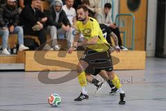 Lotto Bayern Hallencup - Lindenkreuzhalle Saison 2024/25 - FC Hitzhofen - DJK München - Maik Wnendt gelb Hitzhofen - XXXXX - Foto: Meyer Jürgen