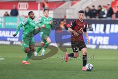 3. Liga; FC Ingolstadt 04 - 
SV Sandhausen; Felix Keidel (43, FCI) Evina Franck (9 SVS)