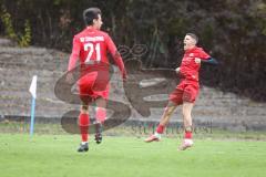 Kreisliga - Saison 2026/27 - SV Zuchering - FC Hitzhofen/Oberzell - Der 1:0 Führungstreffer durch Leander Friedl rot Zuchering - jubel - XXXXX -  Foto: Meyer Jürgen