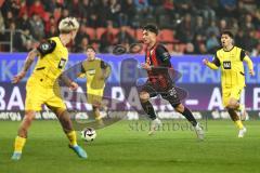 3. Liga; FC Ingolstadt 04 - Borussia Dortmund II; Deniz Zeitler (38, FCI) Jessen Niklas (29 BVB2)