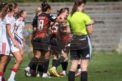 2. Bundesliga Frauen - Saison 2026/27  - FC Ingolstadt 04 Frauen - 1. FC Köln II - Im Nachschuss trifft Emma Kusch (Nr.9 - FCI Frauen) zum 2:0 Führungstreffer - jubel - XXXXX - Foto: Meyer Jürgen