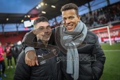 3. Liga; FC Ingolstadt 04 - 
Rot-Weiss Essen; Sieg Jubel Freude Felix Keidel (43, FCI) Marcel Costly (22, FCI)