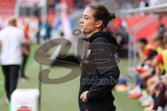 3. Liga; FC Ingolstadt 04 - SV Waldhof Mannheim; vor dem Spiel Cheftrainerin Sabrina Wittmann (FCI)