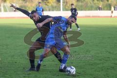 Bezirksliga - Saison 2024/25- FC Fatih Ingolstadt - SVN München - David Meier (Nr.14 - FC Fatih) - Cenk Imsak blau München - Foto: Meyer Jürgen