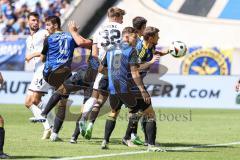 3. Liga; 1. FC Saarbrücken - FC Ingolstadt 04 - Torchance verpasst Simon Lorenz (32, FCI) Wilhelm Lasse (18 FCS) Sonnenberg Sven (4 FCS) Lukas Fröde (34, FCI)