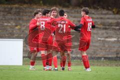 Kreisliga - Saison 2026/27 - SV Zuchering - FC Hitzhofen/Oberzell - Der 1:0 Führungstreffer durch Leander Friedl rot Zuchering - jubel - XXXXX -  Foto: Meyer Jürgen