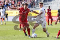 Toto-Pokal Finale; Würzburger Kickers - FC Ingolstadt 04; Julian Kügel (31, FCI) Kurzweg Peter (16 WK) Zweikampf Kampf um den Ball