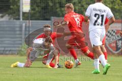 A-Junioren - Bundesliga Süd Fc Ingolstadt 04 - Eintracht Frabkfurt - Schwarzensteiner Benedikt rot FCI -  Foto: Meyer Jürgen