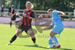 *** 2. Bundesliga Frauen - Saison 2025/26 - FC Ingolstadt 04 Frauen - Victoria Berlin - Ina Timmermann (Nr.15 - FC Ingolstadt Frauen I) - Aydin Leyila blau Berlin - Foto: Meyer Jürgen