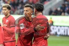 3. Liga; FC Ingolstadt 04 - TSG Hoffenheim II; Tor Jubel Treffer Siegtreffer 3:2, Fredrik Carlsen (8, FCI) Marcel Costly (22, FCI)