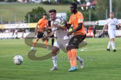 Toto-Pokal; SV Hutthurm - FC Ingolstadt 04; Daouda Beleme (9, FCI) Patrick Kaltenecker (8 SVH)