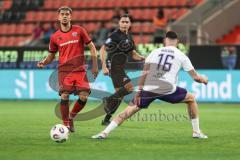 3. Liga; FC Ingolstadt 04 - Erzgebirge Aue; Yann Sturm (7, FCI) Malone Ryan (16 Aue)