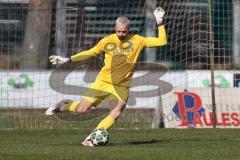 Landesliga - Saison 2025/26 - SV Manching - TSV Schwabmünchen - Torwart Thomas Obermeier (Nr.1 - SV Manching) - XXXXX - Foto: Meyer Jürgen