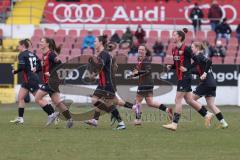 2. Bundesliga Frauen - Saison 2025/26 - FC Ingolstadt 04 Frauen - VFB Stuttgart  - Felix Lara(Nr.13 - FC Ingolstadt Frauen I) mit dem 1:0 Führungstreffer - jubel - Foto: Meyer Jürgen