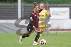 2. Bundesliga Frauen - Saison 2024/25 - FC Ingolstadt 04 Frauen - FC Union Berlin - Magdalena Schwarz (Nr.23 - FCI Frauen) - Heiseler Lisa gelb Berlin - Foto: Meyer Jürgen