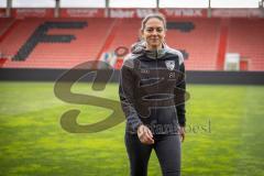 3. Liga; FC Ingolstadt 04 - Neue Trainerin, Pressekonferenz, Cheftrainerin Sabrina Wittman (FCI) in ihrer neuen Wirkunsstätte, Audi Sportpark Portrait