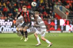 3. Liga; FC Ingolstadt 04 - Energie Cottbus; Sebastian Grönning (11, FCI) Campulka Tim (4 ECO) Zweikampf Kampf um den Ball