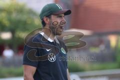 Testspiel - Saison 2025/26 - SV Manching - TSV Gaimersheim - Cheftrainer Cüneyt Köz (SV Manching) - XXXXX - Foto: Meyer Jürgen