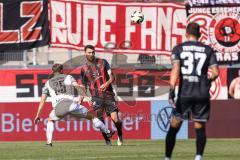 3. Liga; FC Ingolstadt 04 - Rot-Weiss Essen; Lukas Fröde (34, FCI) Wintzheimer Manuel (25 RWE) Pascal Testroet (37, FCI)