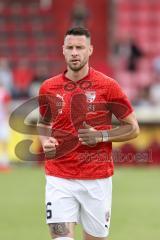 Toto-Pokal Finale; Würzburger Kickers - FC Ingolstadt 04; vor dem Spiel Ryan Malone (16, FCI)