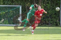 Kreisklasse - Saison 2025/26- TSV Lenting - SV Eitensheim - Josef Hammer grün Lenting - Benedikt Vollnhals rot Eitensheim - Foto: Meyer Jürgen