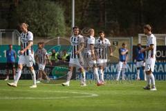 3. Liga - Saison 2026/27 - Victoria Köln - FC Ingolstadt 04  - Enttäuschte GESICHTER NACH DEM 0:2 TREFFER - Vinko Sapina (Nr.41 - FCI) - Lukas Fröde (Nr.34 - FCI) - Foto: Meyer Jürgen