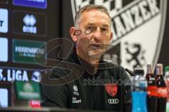 3. Liga; FC Ingolstadt 04 - Rot-Weiss Essen; Pressekonferenz Interview Cheftrainer Achim Beierlorzer (FCI)