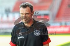 3. Liga; FC Ingolstadt 04 - SV Wehen Wiesbaden; Cheftrainer Nils Döring (SVWW) vor dem Spiel
